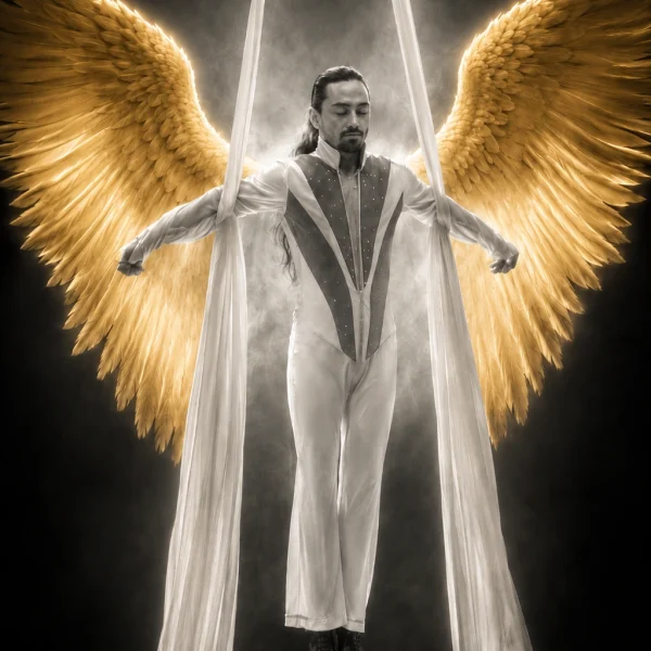 Angelic golden wings 600x600